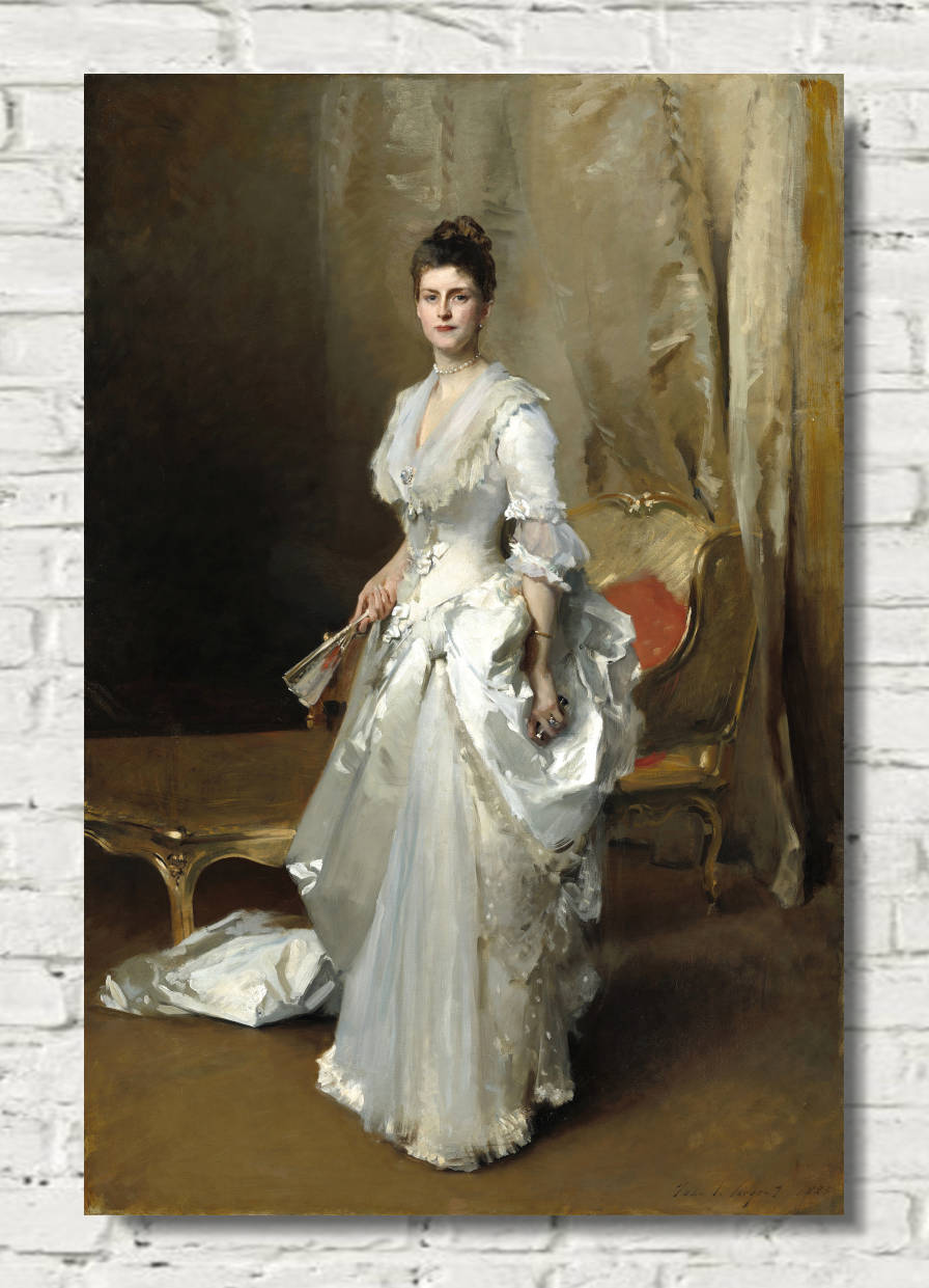 John Singer Sargent Print, Margaret Stuyvesant Rutherfurd White (1883)