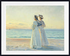 Michael Ancher Print, Marie Dinesen and Anna Bitch, Skagen Nordstrand