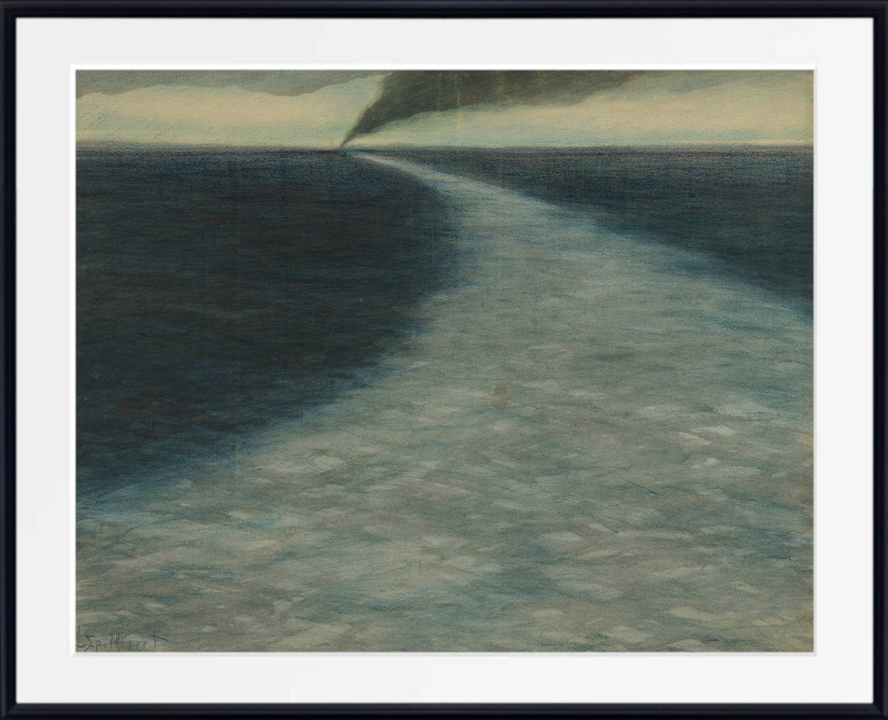 Léon Spilliaert Léon Spilliaert Print, Ostend Embankment with Street Lights