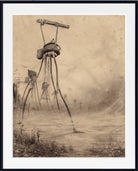 War of the Worlds Illustration, Martian Gas Cannon, Henrique Corrêa