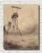 War of the Worlds Illustration, Martian Gas Cannon, Henrique Corrêa