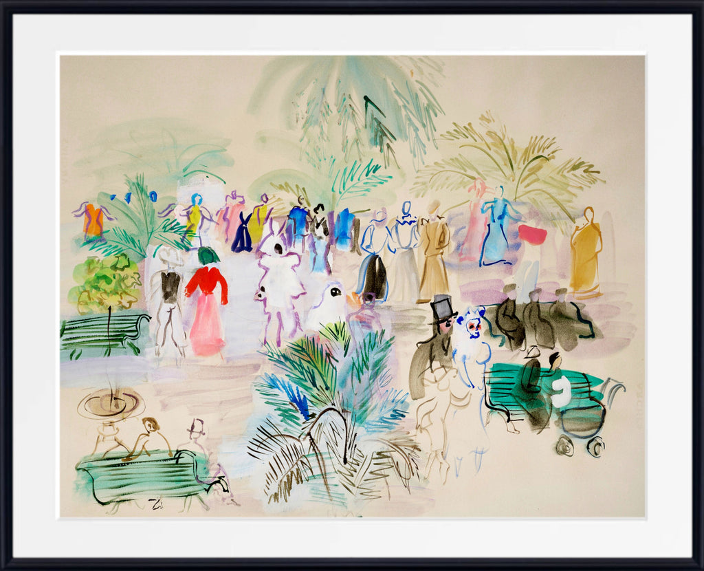 Masked ball in Perpignan (1947) by Raoul Dufy