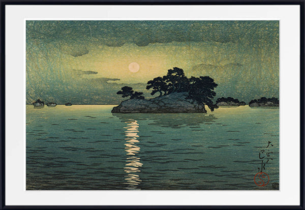Matsushima in the Moonlight, Hasui Kawase, Japanese Art Print