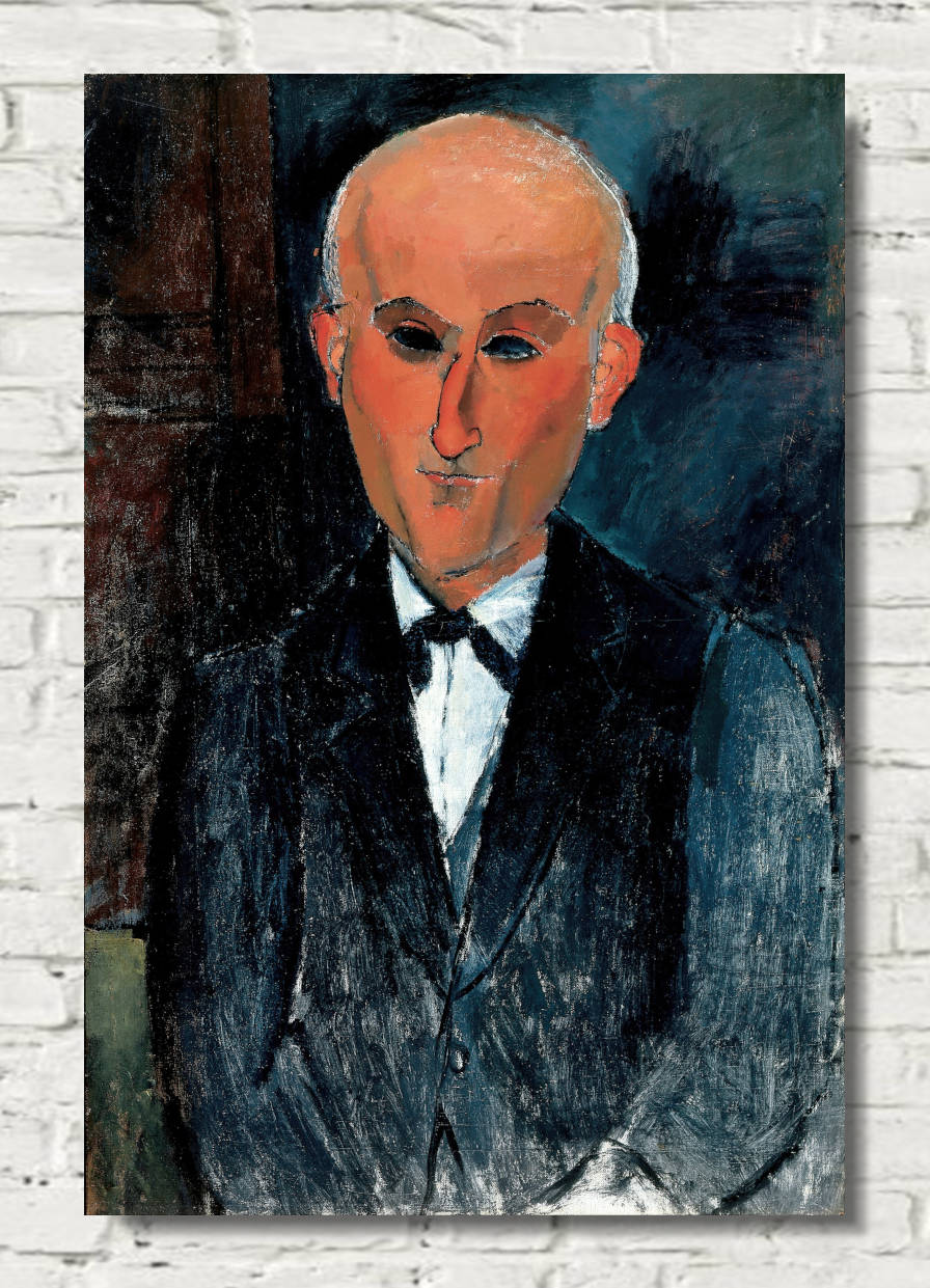 Amedeo Modigliani Print : Portrait of Max Jacob