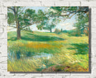 Frederick Childe Hassam Print : Meadows (circa 1891)