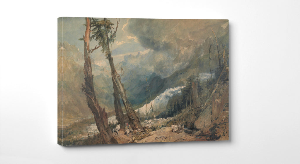 Mer de Glace, in the Valley of Chamouni, Switzerland (1803) by William Turner