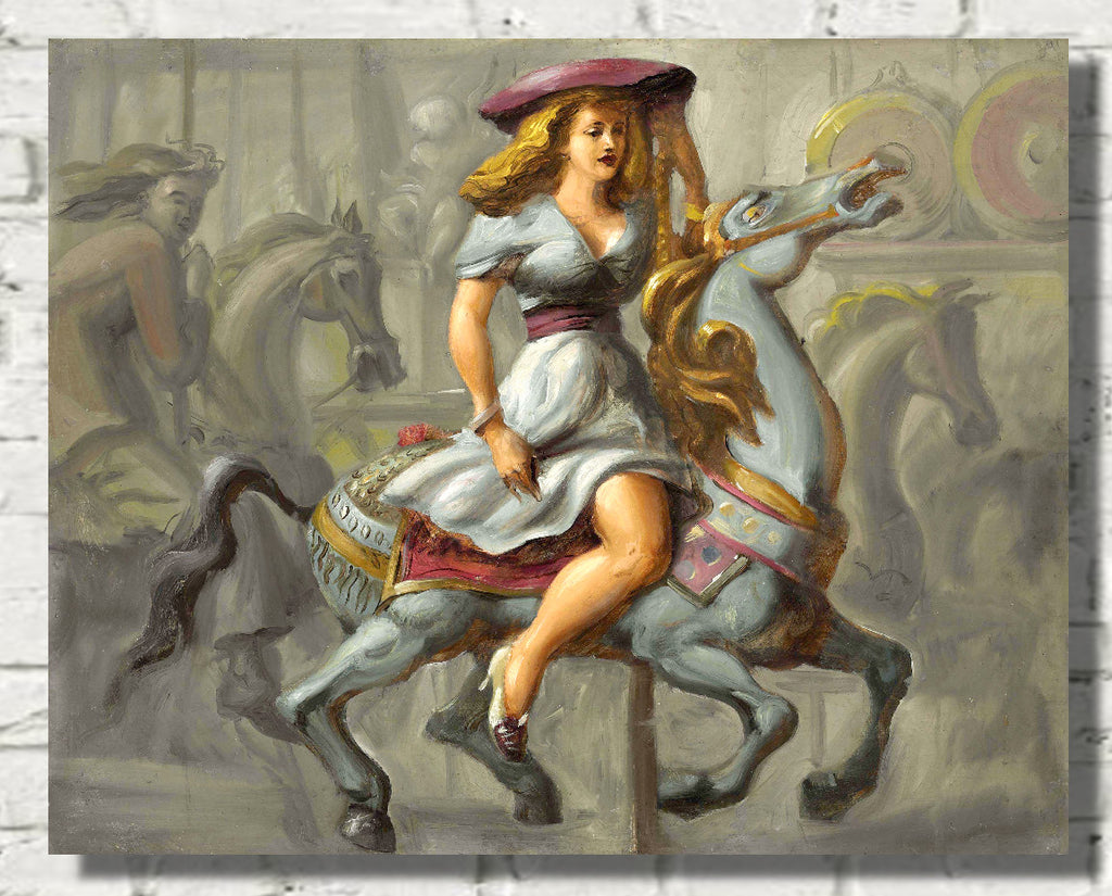 Reginald Marsh, Merry-Go-Round: A Double-Sided Work