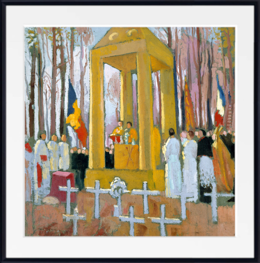 Mass in front of the tomb of Ernest Psichari (1824) by Maurice Denis