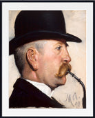 Michael Ancher Fine Art Print, Portrait of Michael Therkildsen