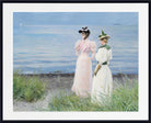 Paul Gustav Fischer Fine Art Print, Summer Day on the Beach in Hellerup