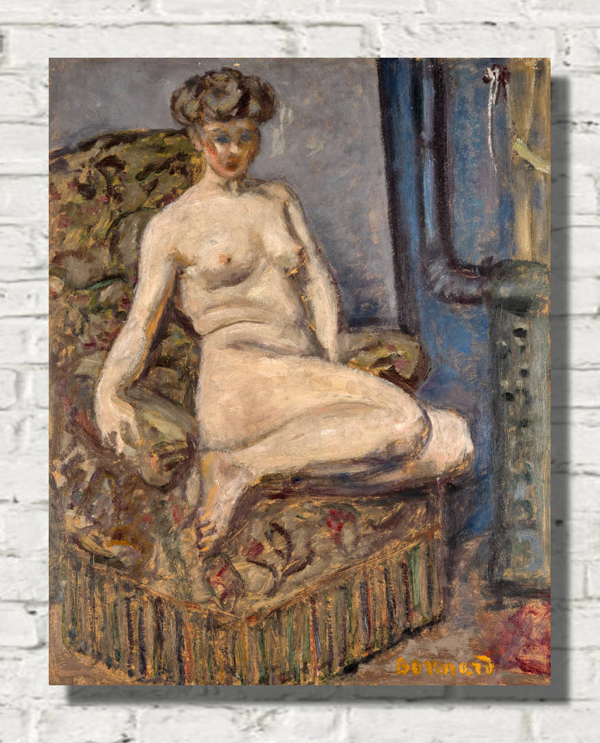 Pierre Bonnard Print, Model in Armchair (circa 1905)