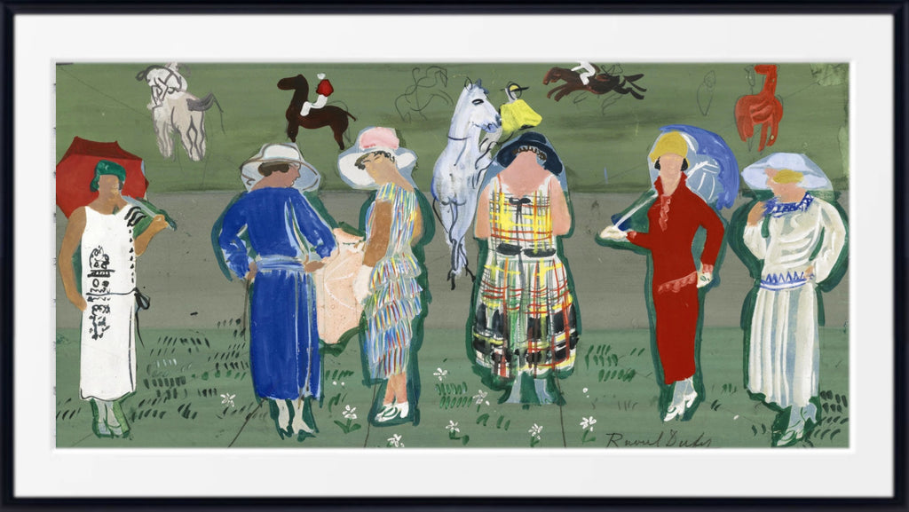 Models at the races by Raoul Dufy