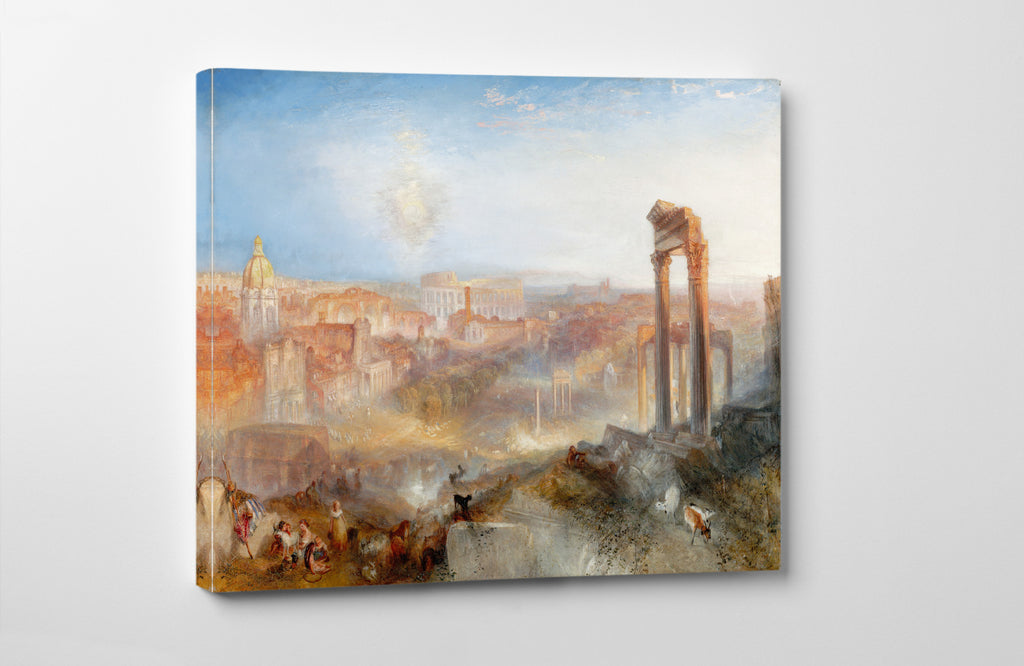 Modern Rome – Campo Vaccino (1839) by William Turner