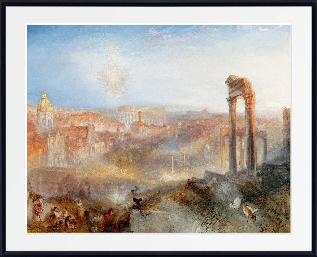 Modern Rome – Campo Vaccino (1839) by William Turner