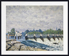 Alfred Sisley Print, Molesey Weir, Hampton Court (1874)