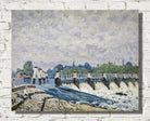 Alfred Sisley Print, Molesey Weir, Hampton Court (1874)