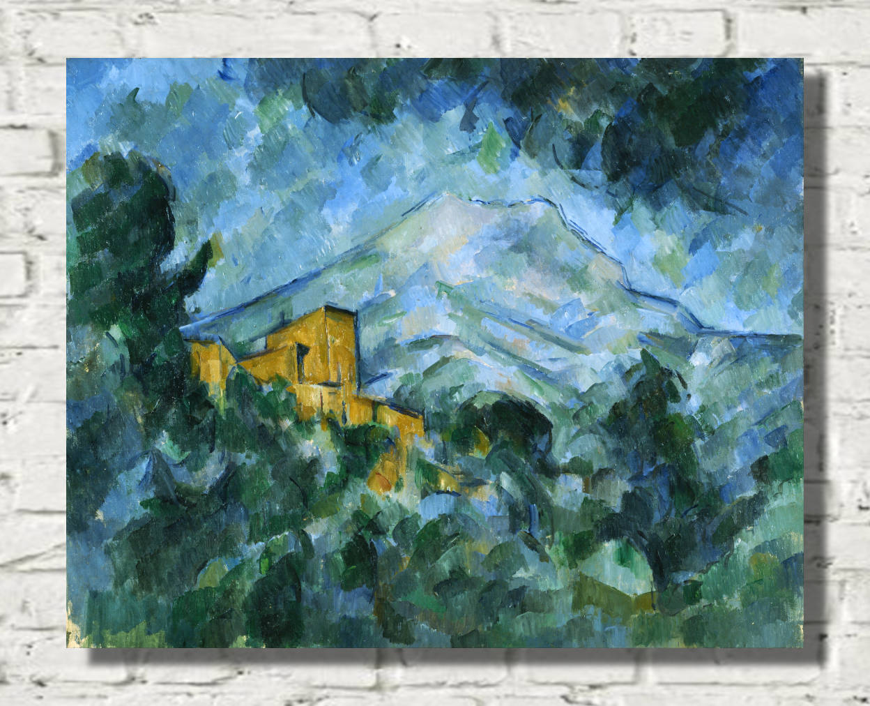 Paul Cézanne Print, Mont Sainte-Victoire and Château Noir