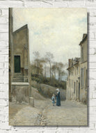 Stanislas Lepine Print, Montmartre, Cortot Street