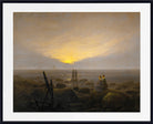 Caspar David Friedrich Fine Art Print, Moonrise over the Sea