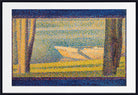 Georges Seurat Print, Moored Boats and Trees