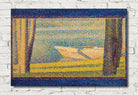 Georges Seurat Print, Moored Boats and Trees