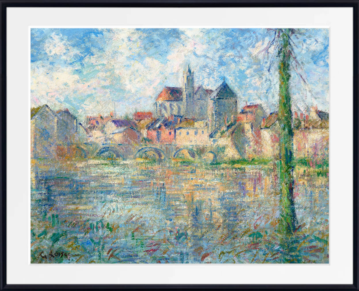 Gustave Loiseau Print, Moret-sur-Loing (1933)