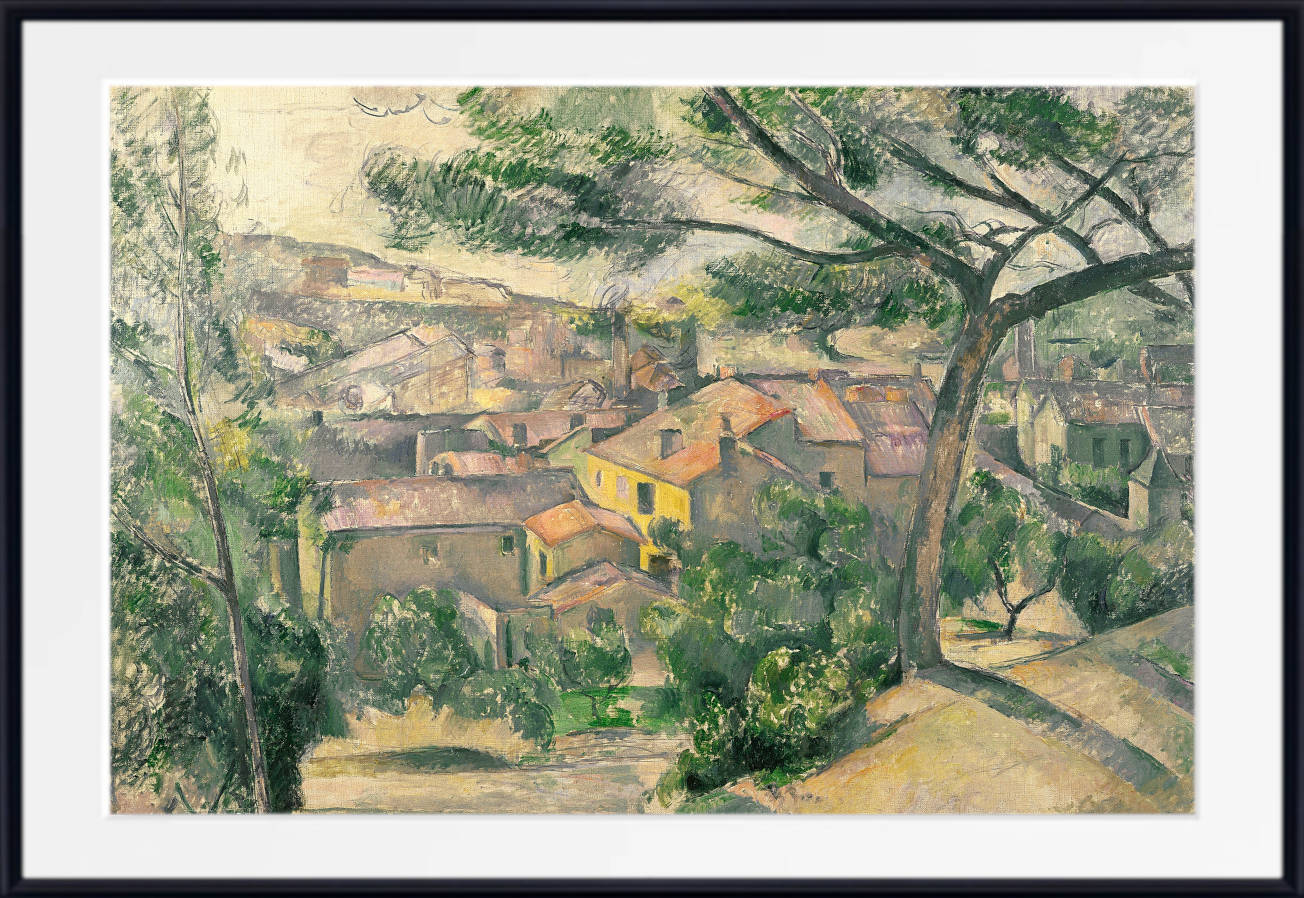 Paul Cézanne Print, Morning View of L’Estaque Against the Sunlight