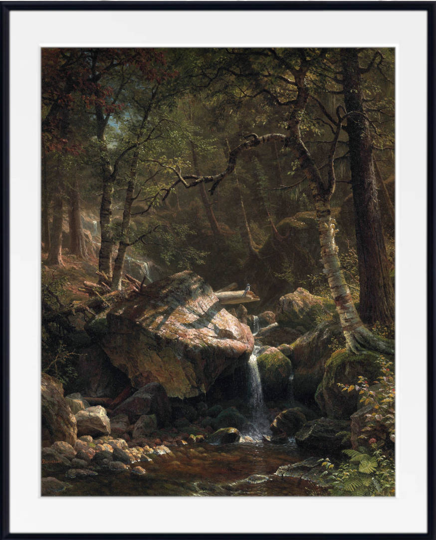 Albert Bierstadt Print : Mountain Brook