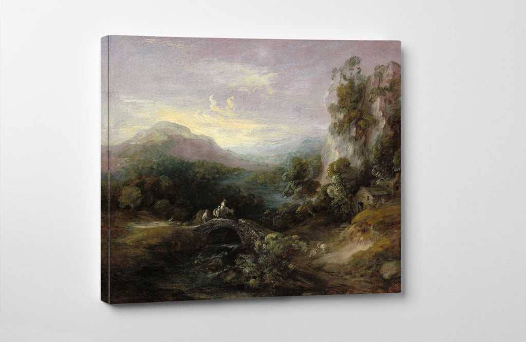 Thomas Gainsborough, Mountain Landscape with Bridge
