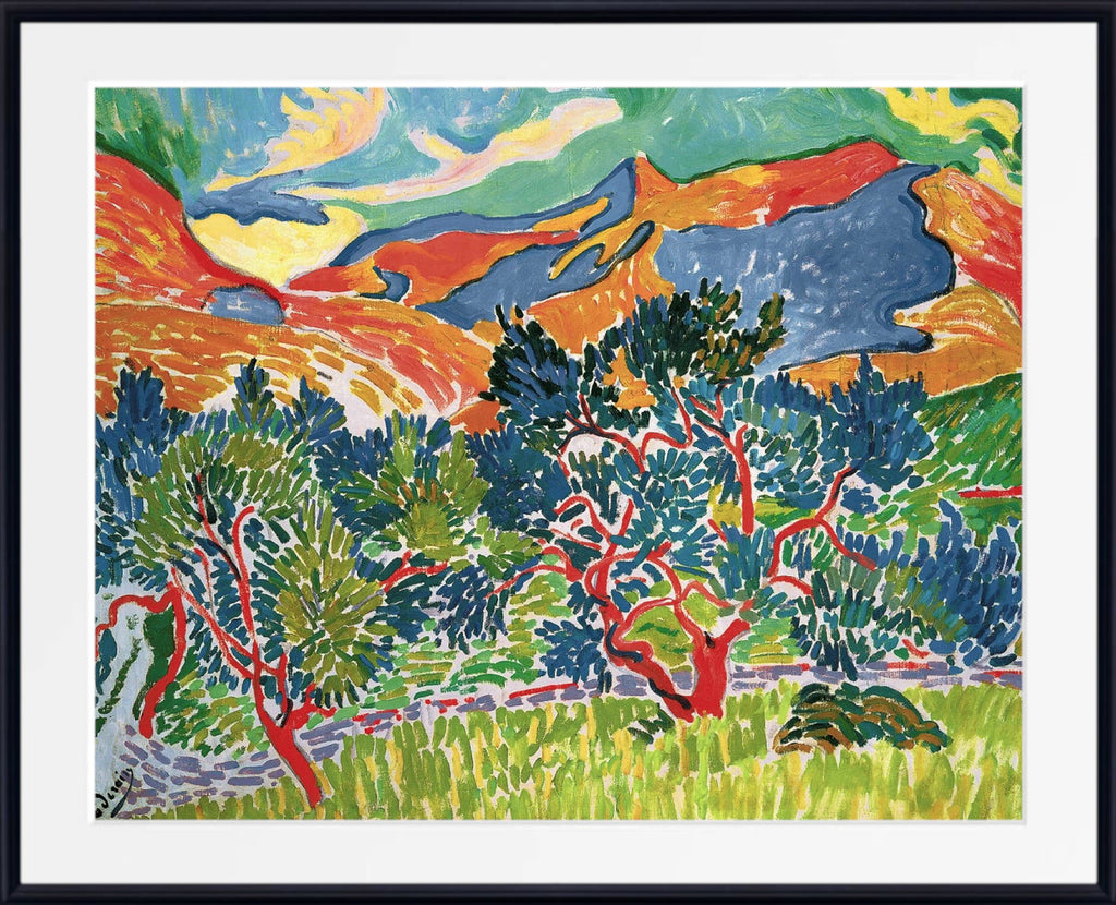 Mountains at Collioure, by André Derain