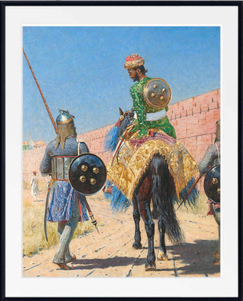 Mounted Warrior in Jaipur (1881) by Vasily Vereshchagin