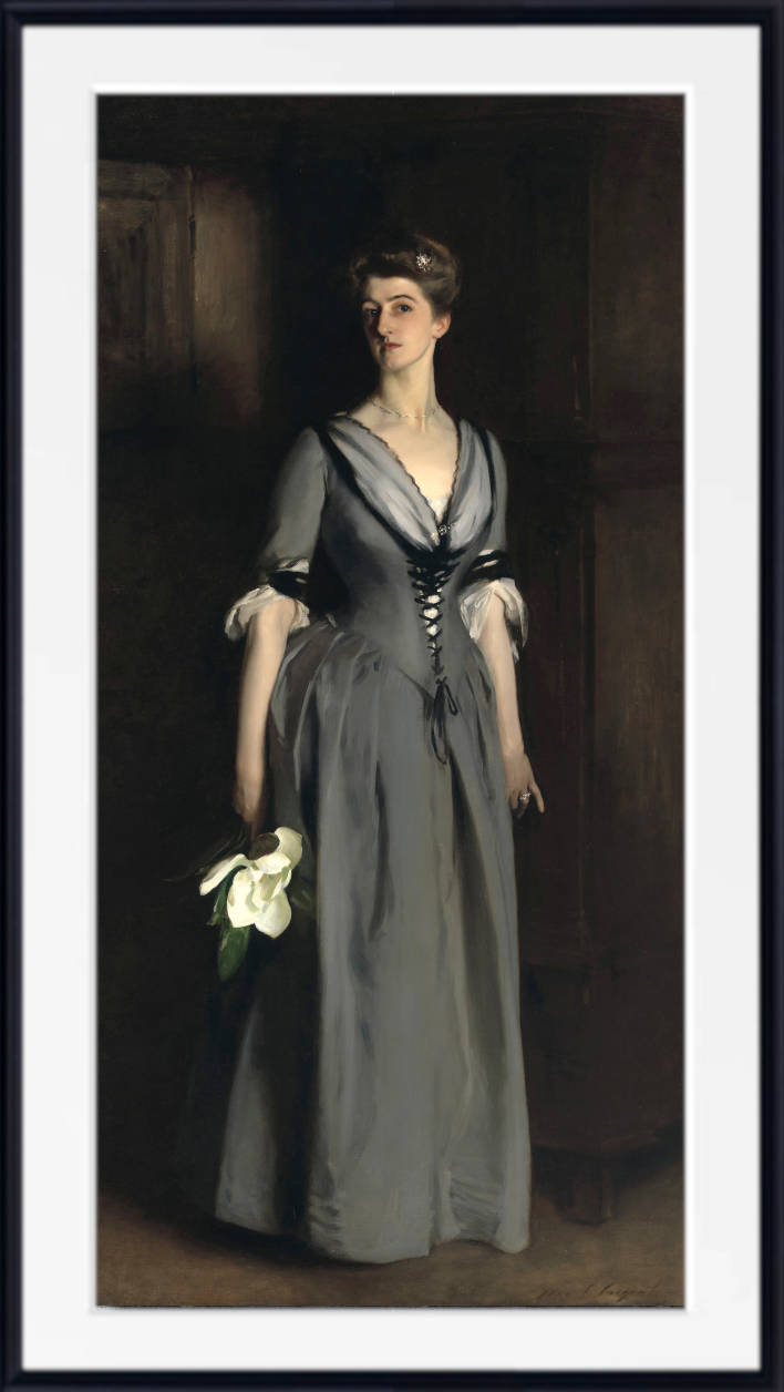 John Singer Sargent Print, Mrs. Albert Vickers (Edith Foster) (1884)