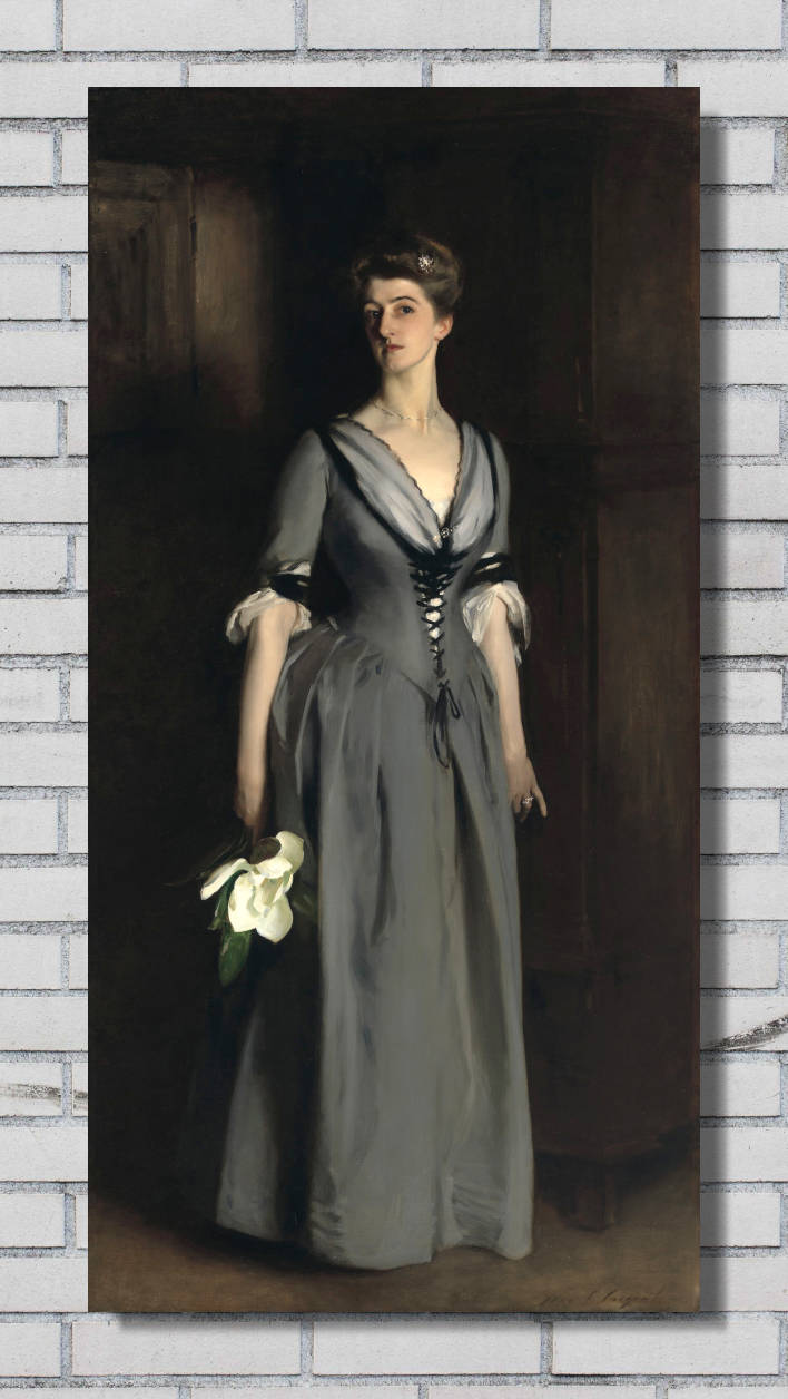 John Singer Sargent Print, Mrs. Albert Vickers (Edith Foster) (1884)