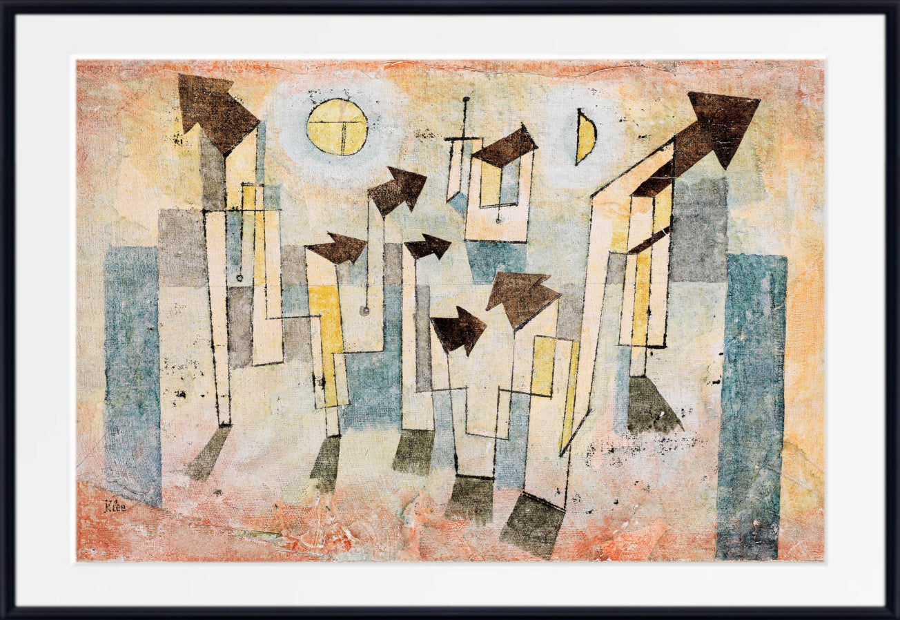 Mural from the Temple of Longing, Paul Klee Fine Art Print