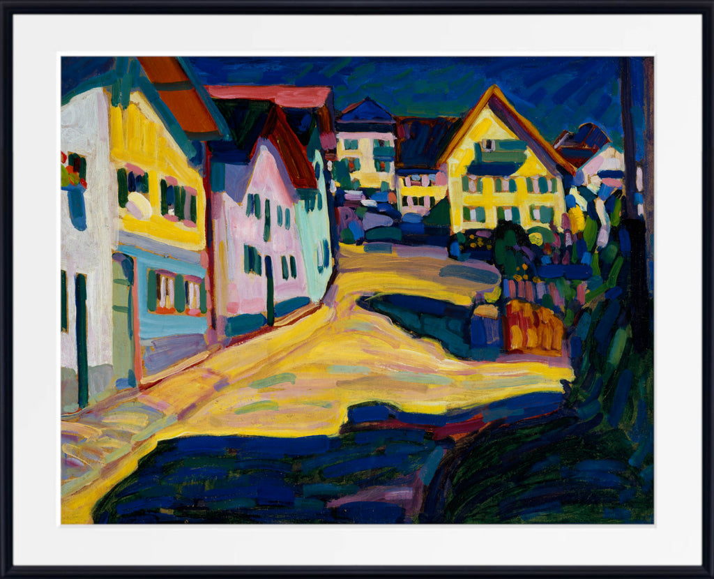 Murnau Burggrabenstrasse 1, Wassily Kandinsky Abstract Fine Art Print
