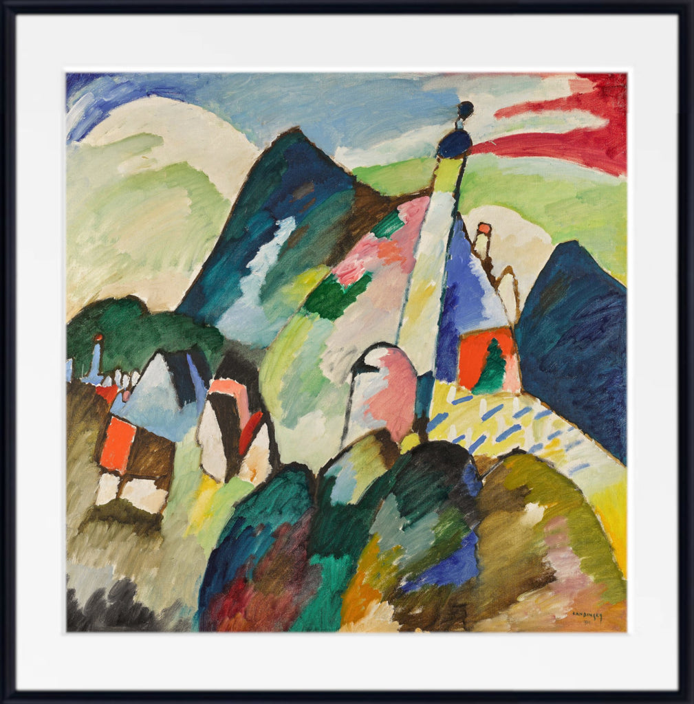 Wassily Kandinsky - Murnau mit Kirche II 