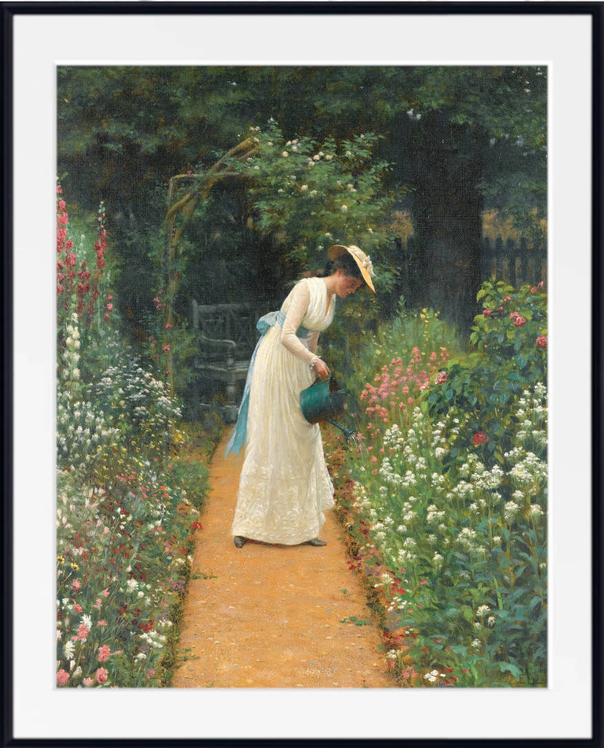 My Lady’s Garden (1905), Edmund Blair Leighton Fine Art Print