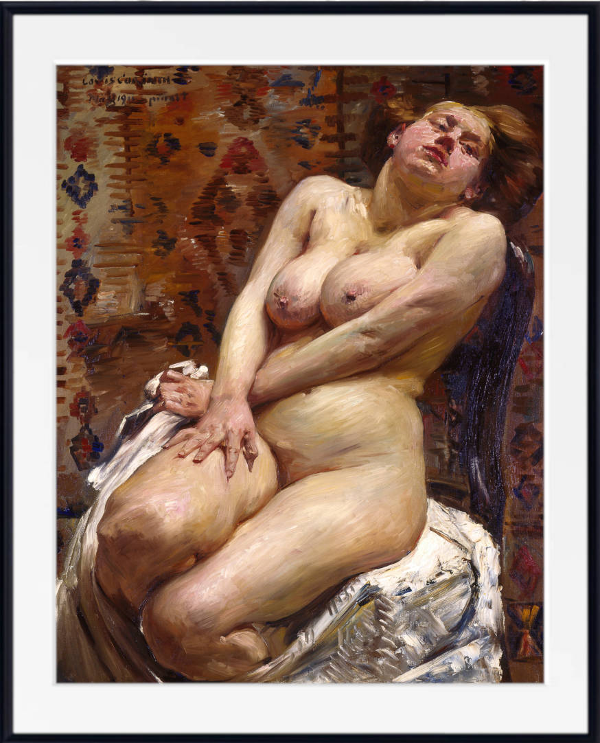 Nana, Female Nude, Lovis Corinth Fine Art Print