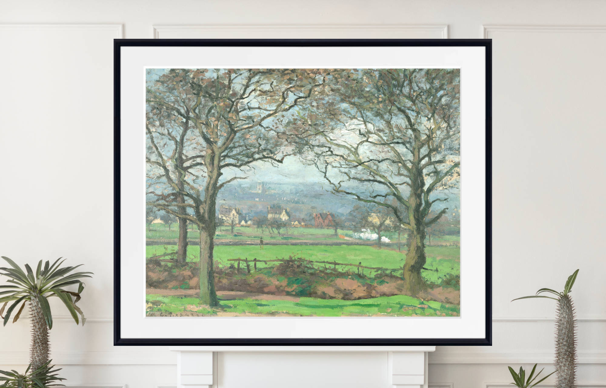 Camille Pissarro Print, Near Sydenham Hill (1871)
