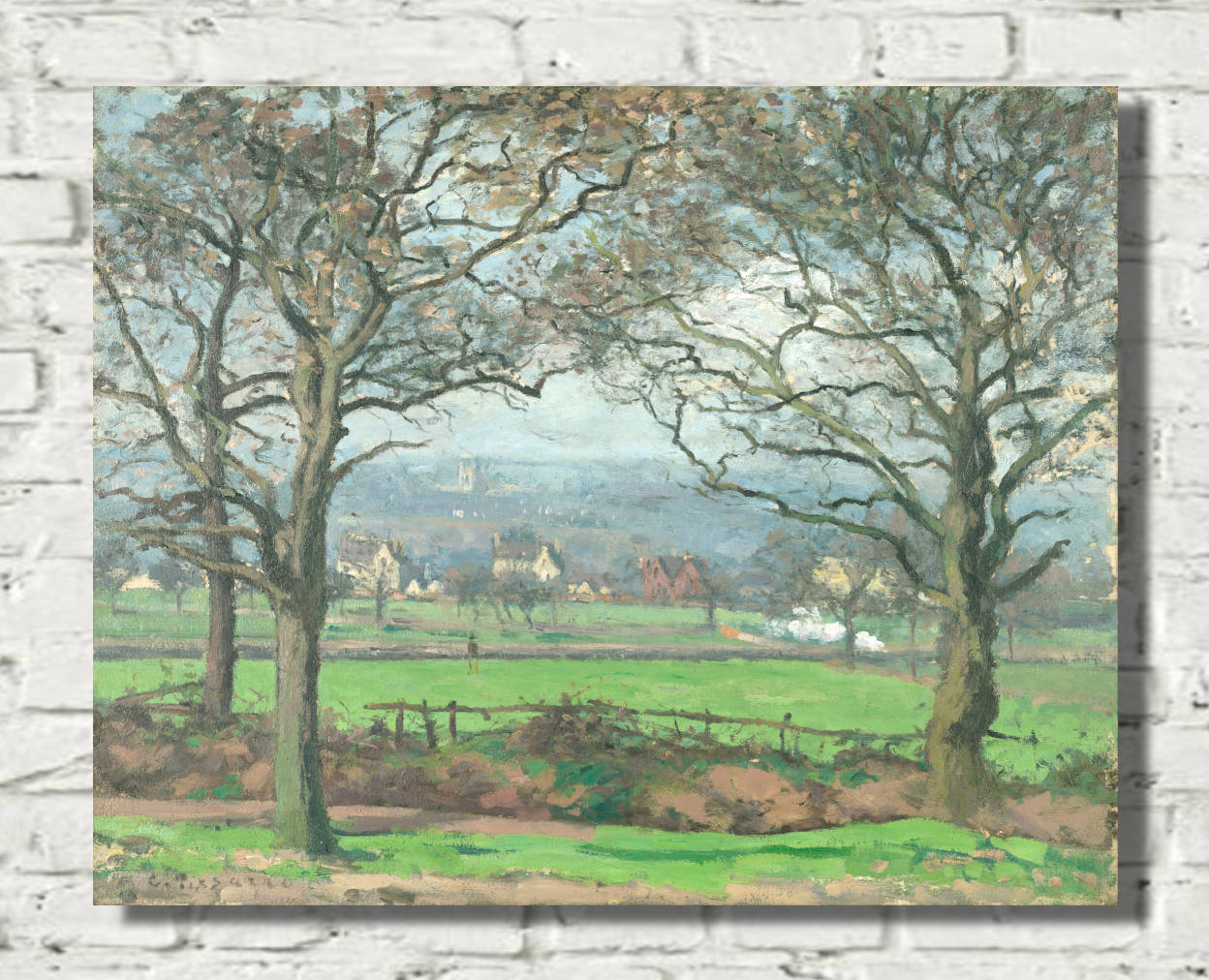 Camille Pissarro Print, Near Sydenham Hill (1871)