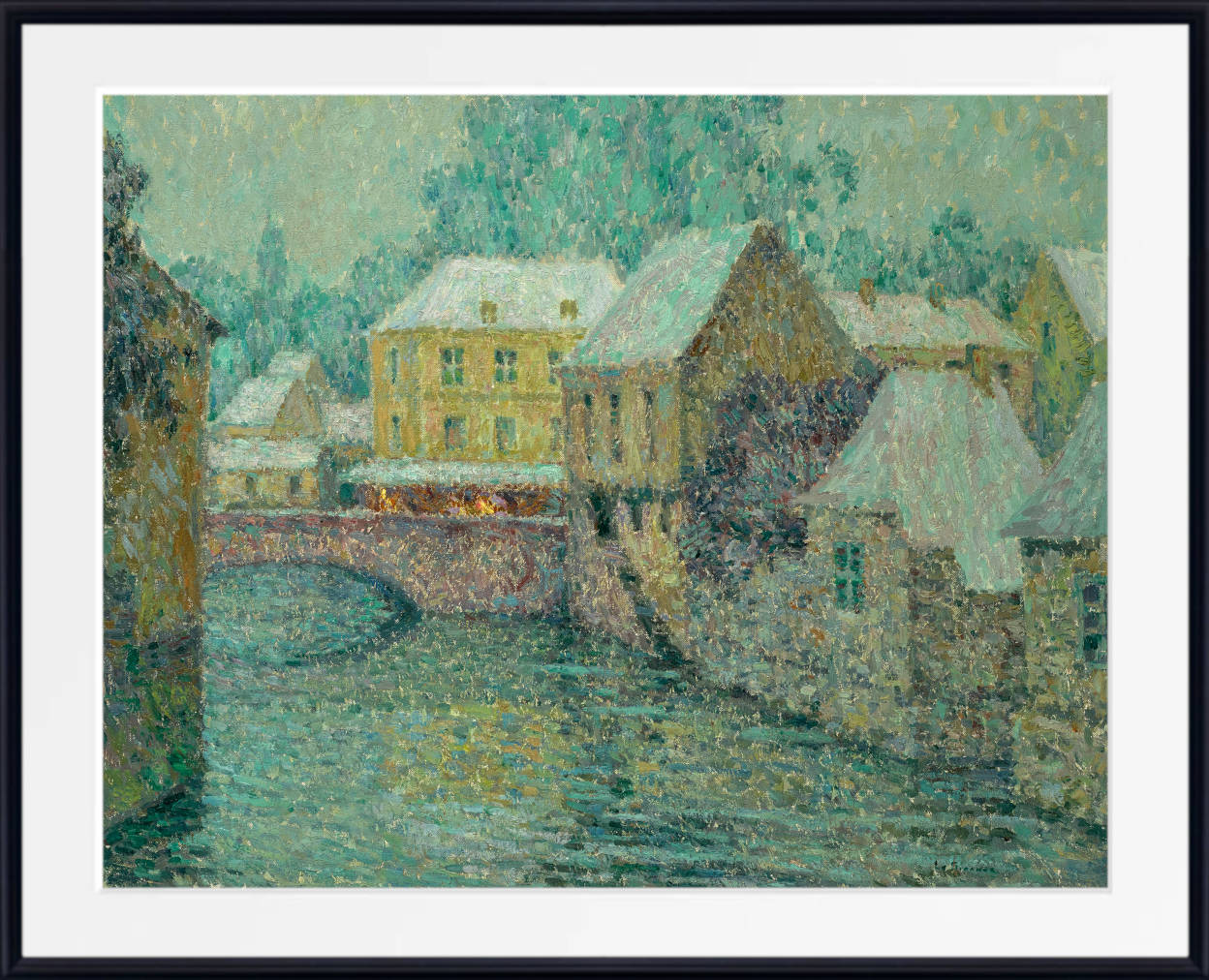 Henri Le Sidaner Fine Art Print, Neige