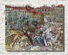 Lovis Corinth Print, New Building in Monte Carlo (1914)