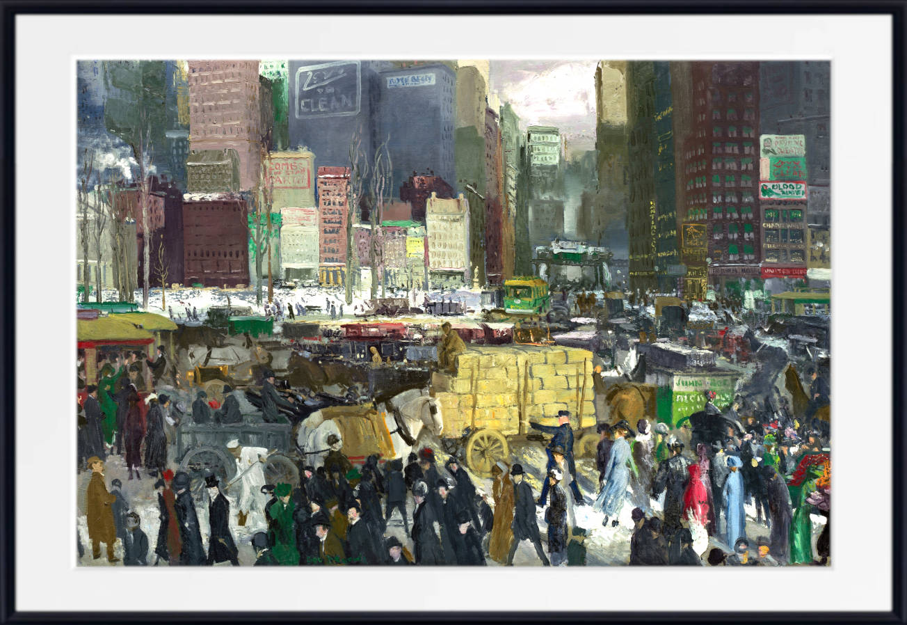 George Bellows Print, New York (1911)