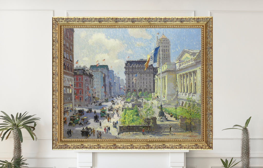 Colin Campbell Cooper, New York Public Library (1910s)