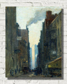 Ernest Lawson Print, New York Street Scene