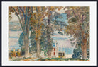 Frederick Childe Hassam Print : Newburgh, New York (1914)