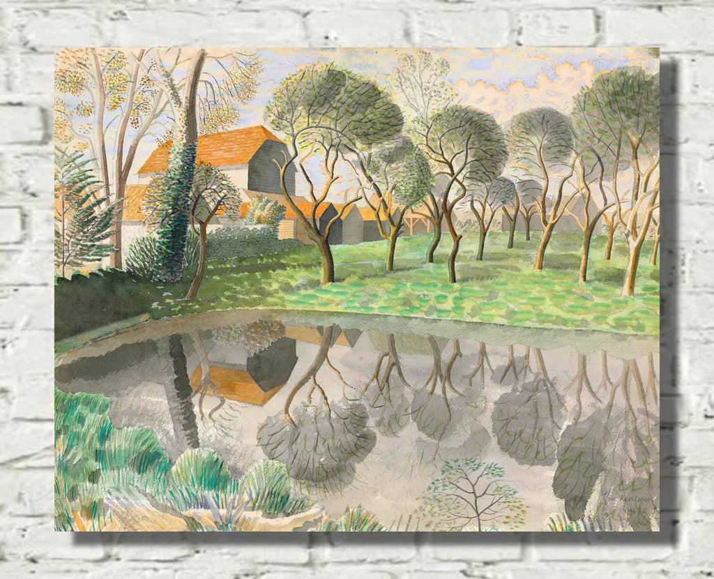 Newt Pond by Eric Ravilious
