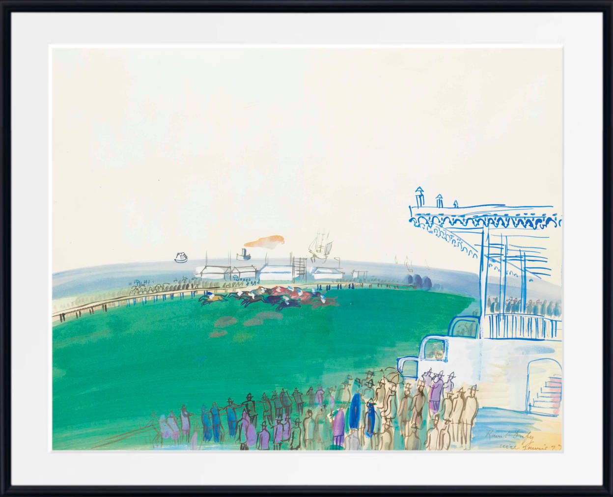 Nice, the racecourse (1927) by Raoul Dufy