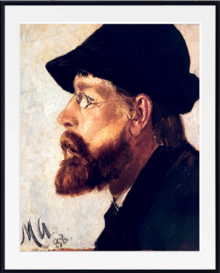 Michael Ancher Fine Art Print, Portrait of Nils Hansteen