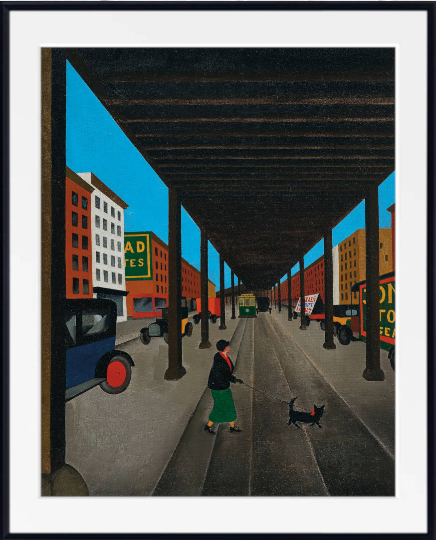 George Ault Fine Art Print, Ninth Avenue